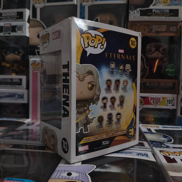 Funko Pop Marvel Eternals Thena 743 Walmart Exclusive - Picture 4 of 7